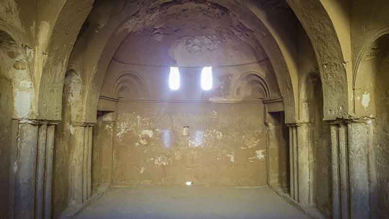 312 - Jordania - castillo de Qasr Al-Harrana- interior